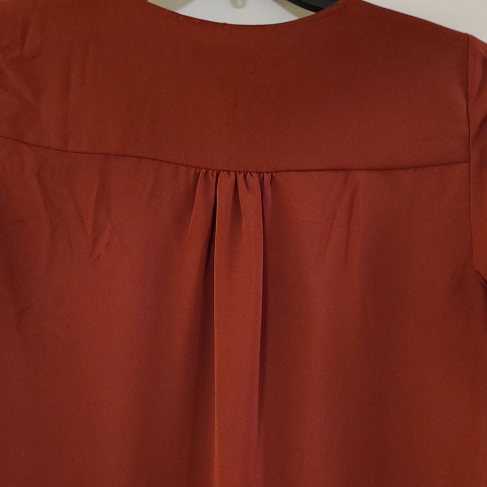 Draper's and Damon's M Rust Boho blouse - Picture 5 of 5